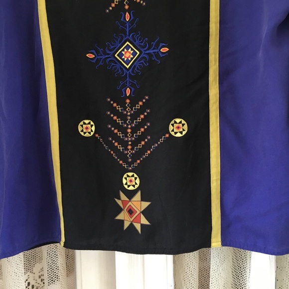 Vintage CHICO’s Design Silk Shirt - Picture 6 of 7